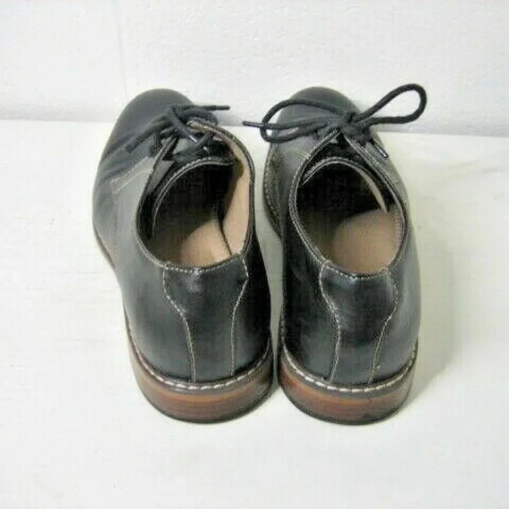 dexter comfort oxford dress black size 8